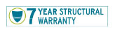 7year structural warranty